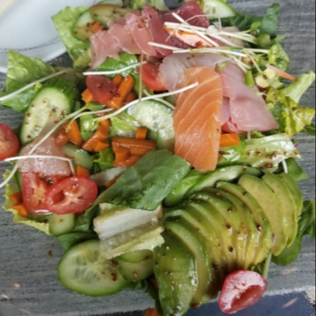 Sashimi Salad.